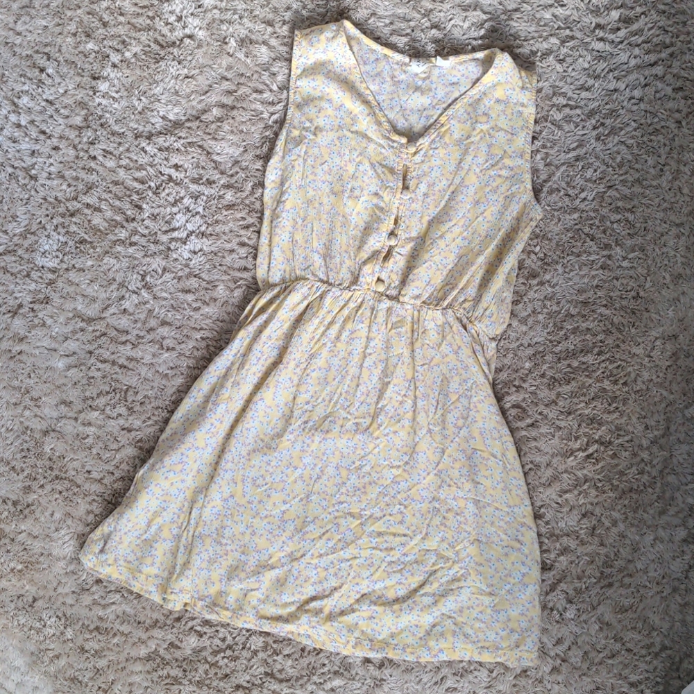 Roxy floral button front dress